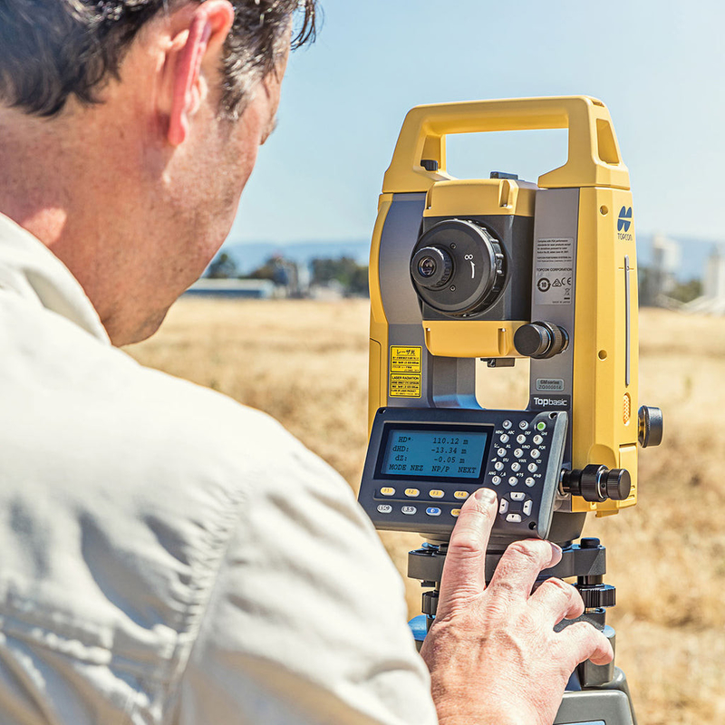 High Accuracy 171mm Total Station With Minimum Display 1'' For Surveying 50000 Points Capacity