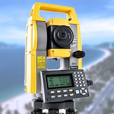 1000m Non-Prism Total Station With 32GB USB Flash Memory Topcon GM-105