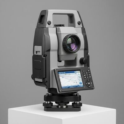 Máy toàn đạc Leica với Hệ điều hành thời gian thực, Bộ nhớ Flash trong, Thẻ SD ngoài và Độ đọc tối thiểu 1