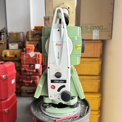 Leica TS09 Tổng trạm với 1000m Không Prism khoảng cách 1G Lưu trữ dữ liệu khối lượng và phương pháp đường kính cho khảo sát